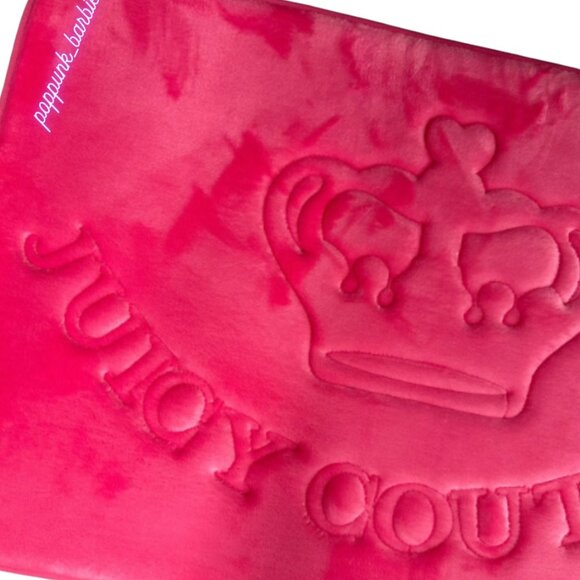 Juicy Couture Hot Pink Crown Bathroom Memory Foam Bath Rug‎ Mat Shower NWT - Picture 4 of 8